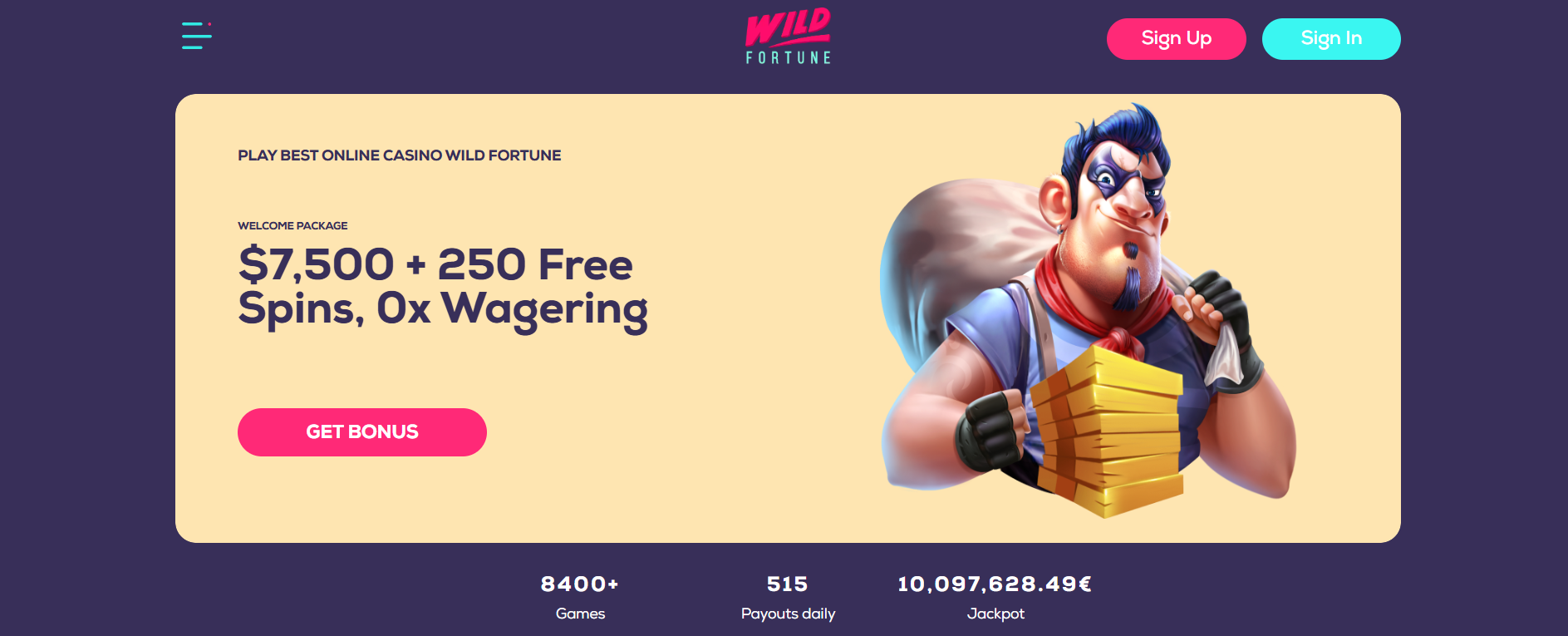 Wildfortune Casino screenshot
